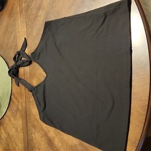 Shein black halter top